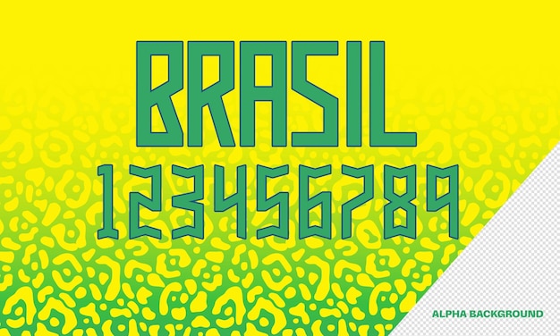 Free PSD brazil 2022 world cup template