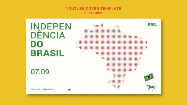 브라질 독립 기념일 YouTube 미리보기 이미지 디자인