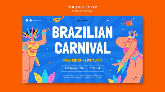 Brazilian carnival celebration youtube cover