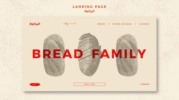 Bread landing page