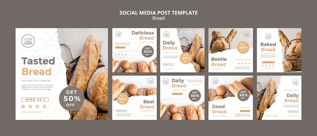 Bread social media post