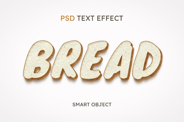 Эффект стиля текста хлеба
