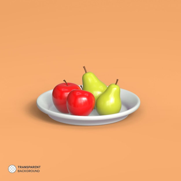 Breakfast item icon isolated 3d render ilustration