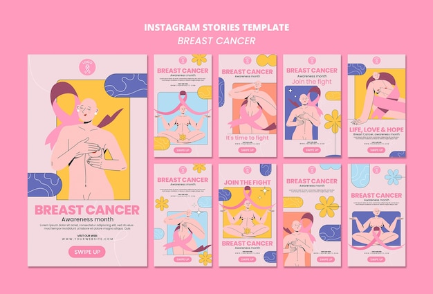 Breast cancer awareness month instagram stories