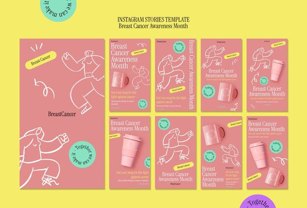 Breast cancer awareness month instagram stories