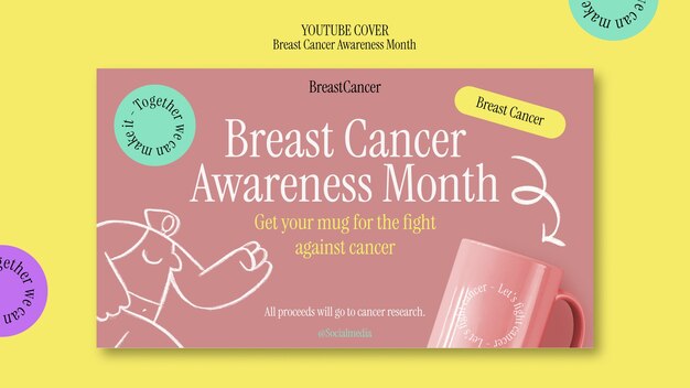 Breast cancer awareness month youtube cover