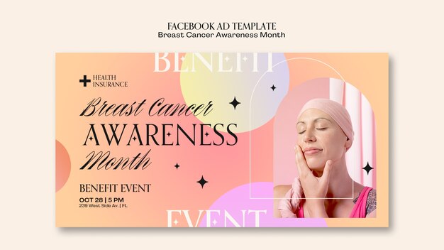 Breast cancer awareness template design