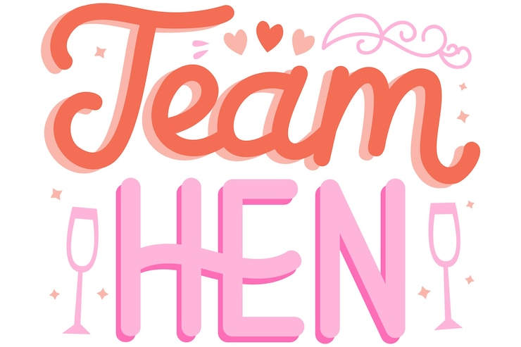 Free PSD bride lettering collection