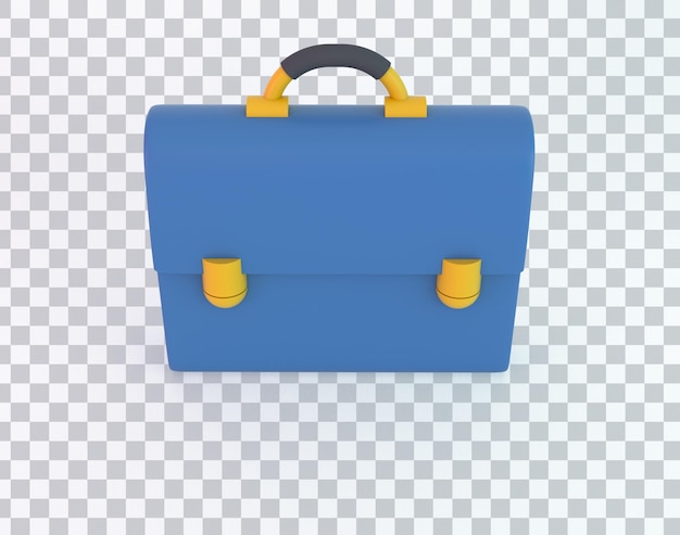 Free PSD briefcase front side