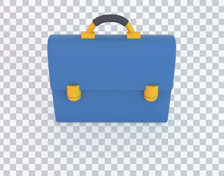 Бесплатный PSD лицевая сторона портфеля