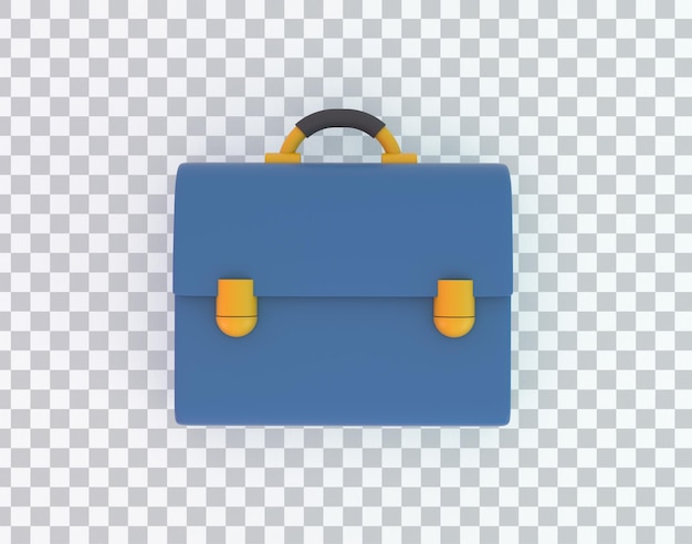 Free PSD briefcase top view