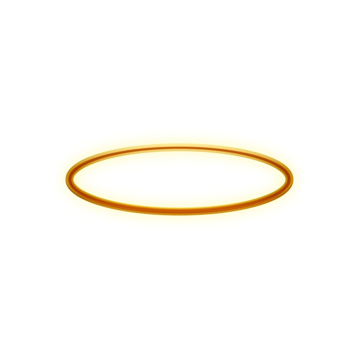Free PSD bright halo symbol