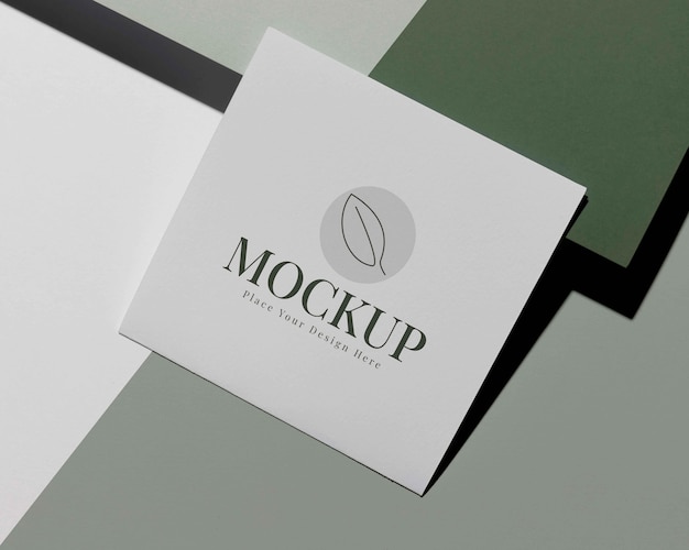 Brochure studio design mockup Free Psd