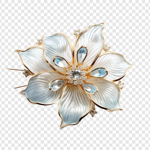 Brooch isolated on transparent background