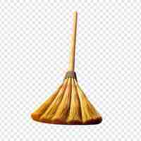 Free PSD broom isolated on transparent background