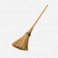 Free PSD broom isolated on transparent background