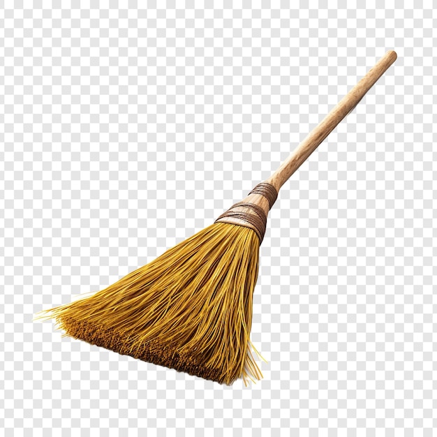 Free PSD broom isolated on transparent background