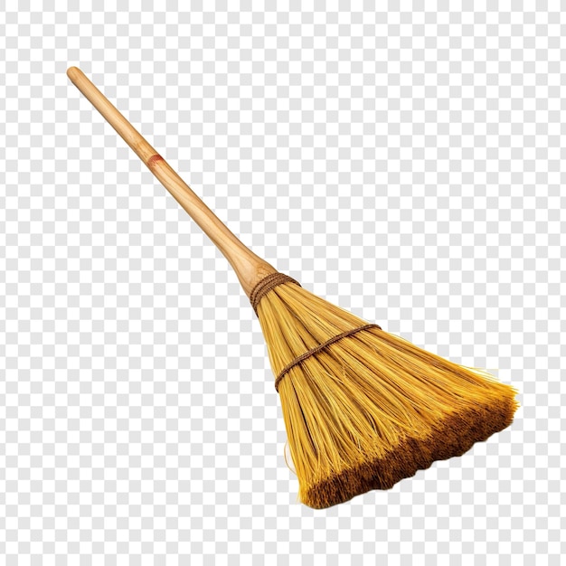 Free PSD broom isolated on transparent background