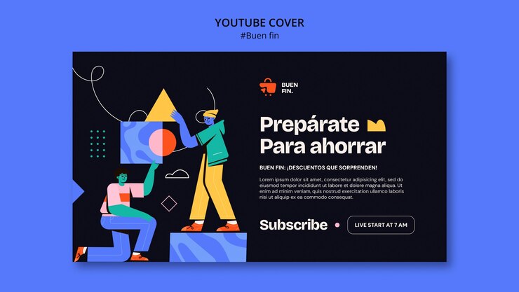 Free PSD buen fin template design