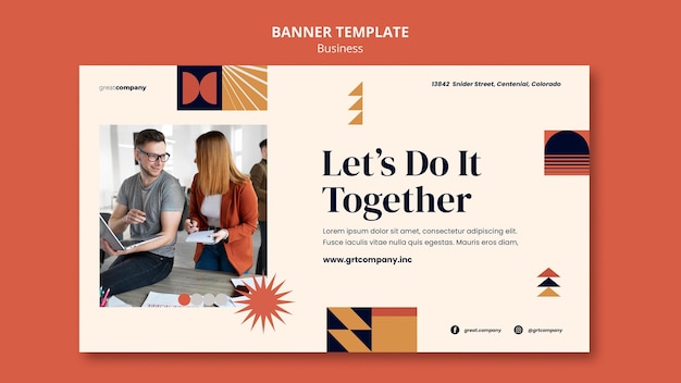 Build company banner template