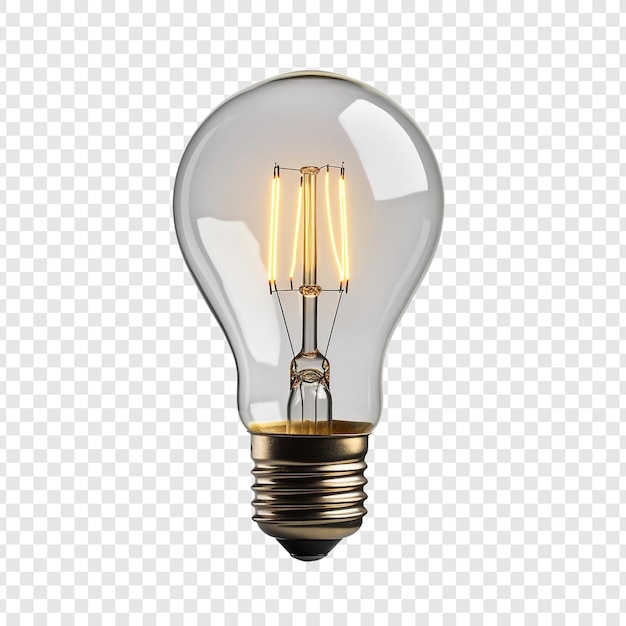 Free PSD bulb isolated on transparent background