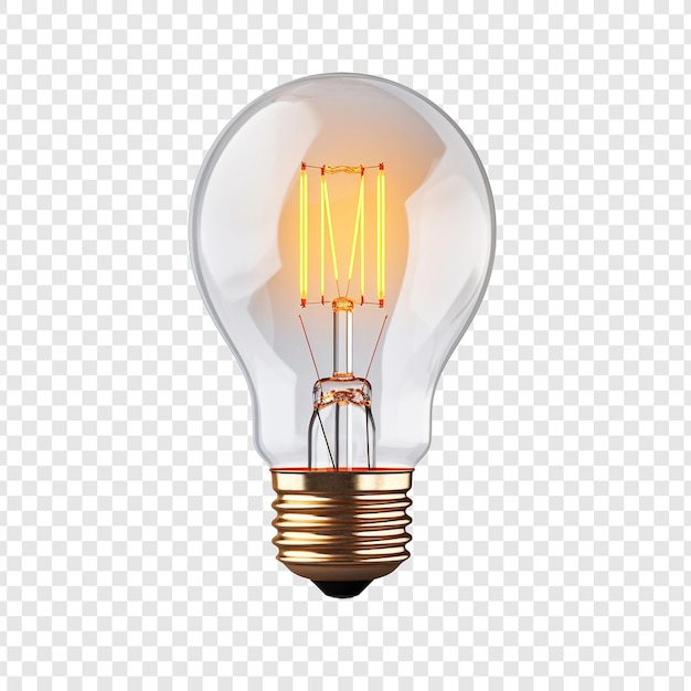 Bulb isolated on transparent background