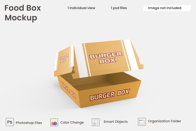 Download Burger Box Psd 100 High Quality Free Psd Templates For Download