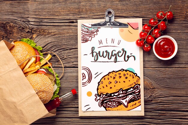 Download Premium Psd Fast Food Paper Bag Mockup