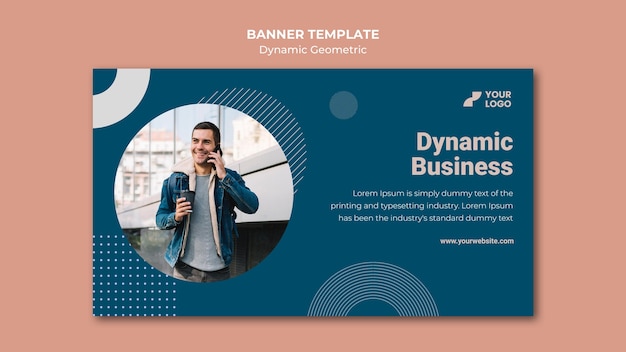 Free PSD business ad banner template