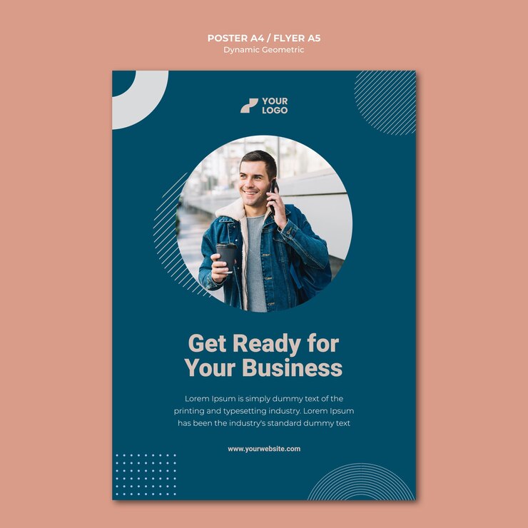 Free PSD business ad poster template