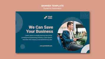 Free PSD business ad template banner