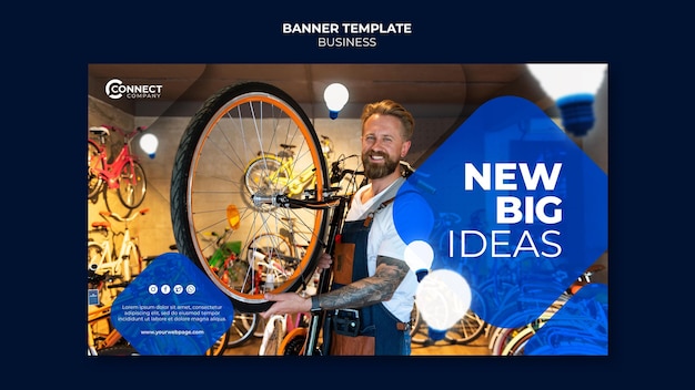 Business banner design template