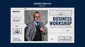 Free PSD business banner template design