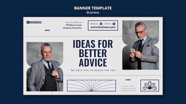 Business banner template design