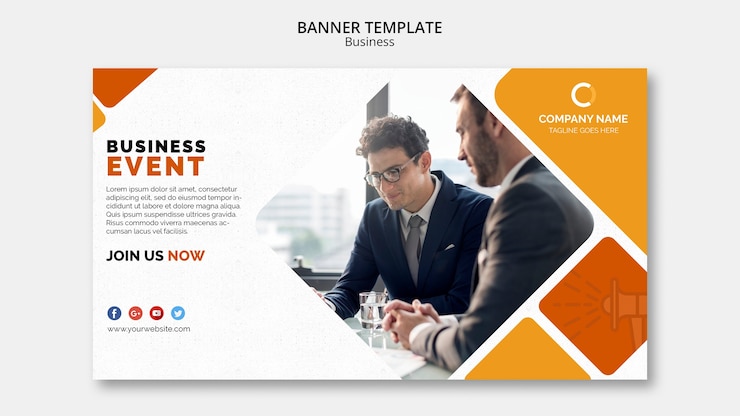 Free PSD business banner template