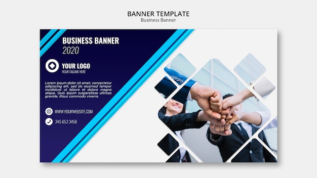 Free PSD business banner template