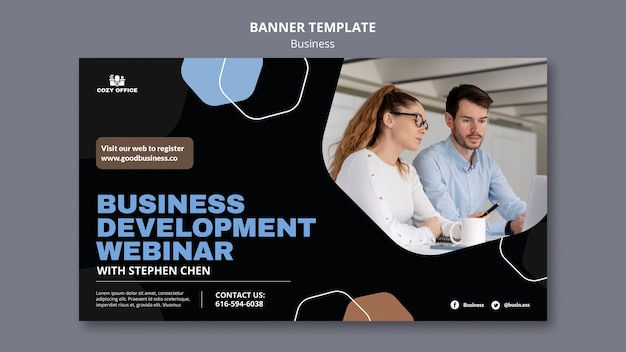 Free PSD business banner template