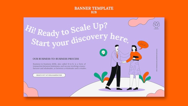 Business to business banner template