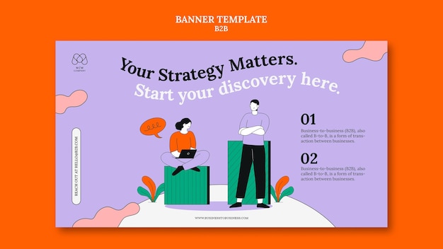 Business to business banner template