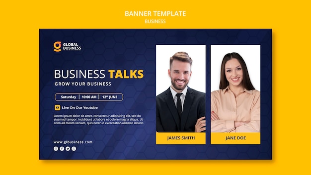 Free PSD business business design template