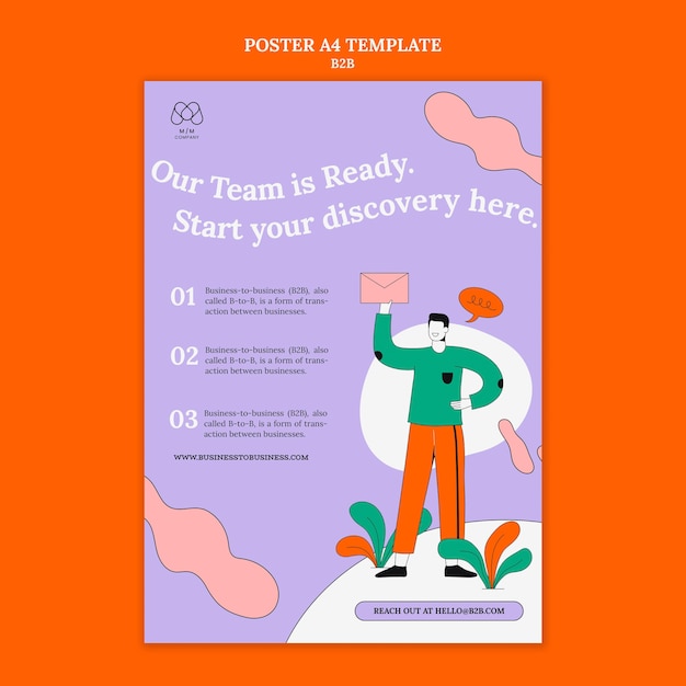 business to business poster template