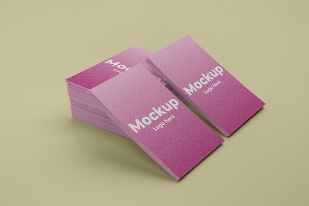 Business card design mockup