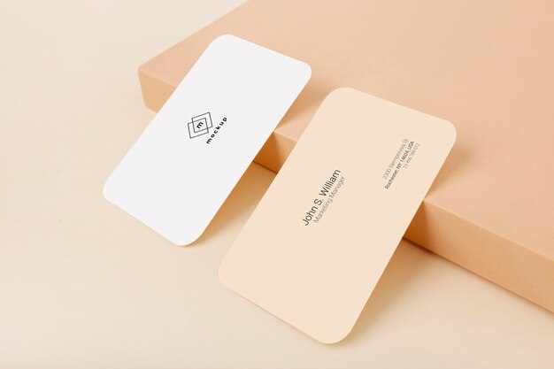 Download Rounded Business Card Mockup Images Free Vectors Stock Photos Psd