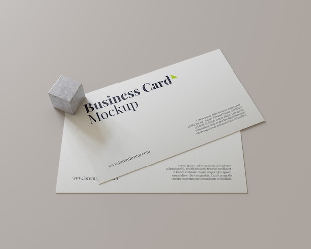Download 85x55 business card mockup | Free PSD File
