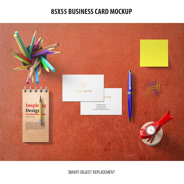 Business card mockup