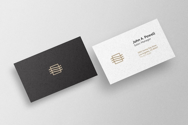 Business card mockup