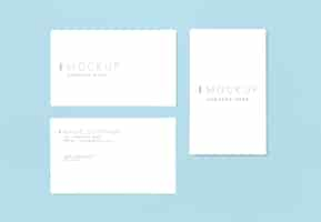 Free PSD business card and name card mockup