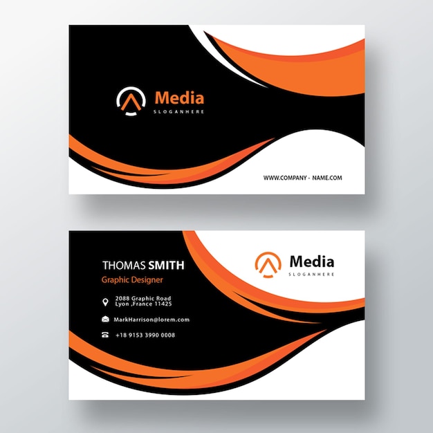 Free PSD business card template