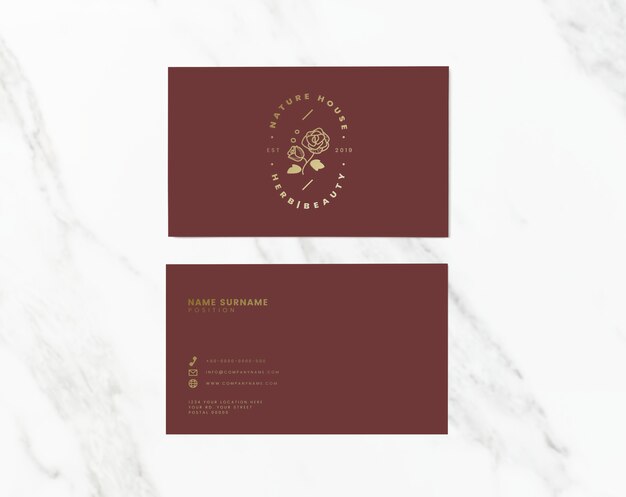 business card