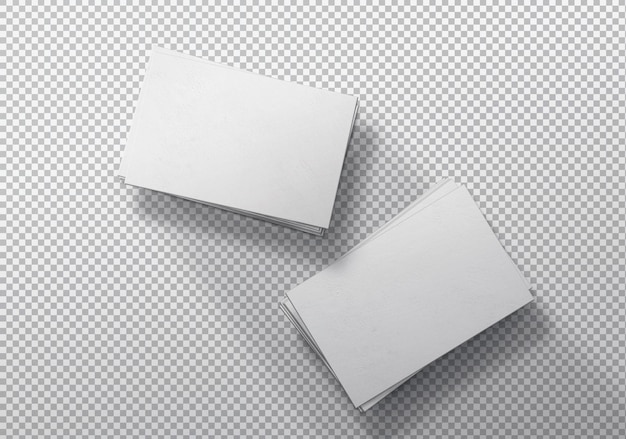 Free PSD business cards on concrete surface